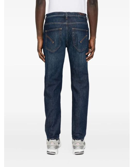 Dondup Blue Tapered Jeans for men