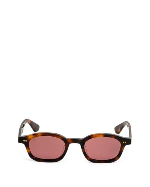 AKILA Pink Ceres Geometric-Frame Sunglasses