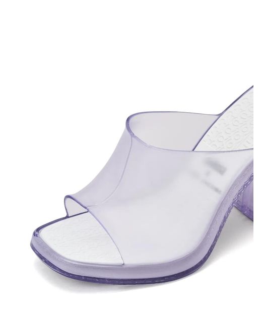 Marc Jacobs White X Melissa 90Mm Transparent-Design Mules
