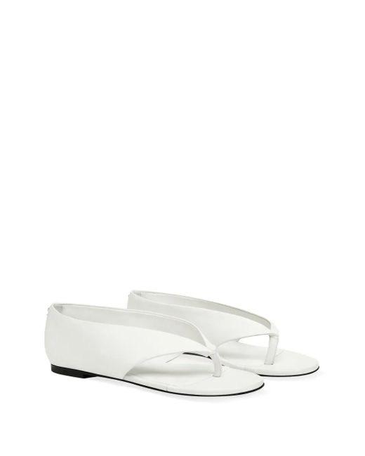 Courreges White Open Ballerinas