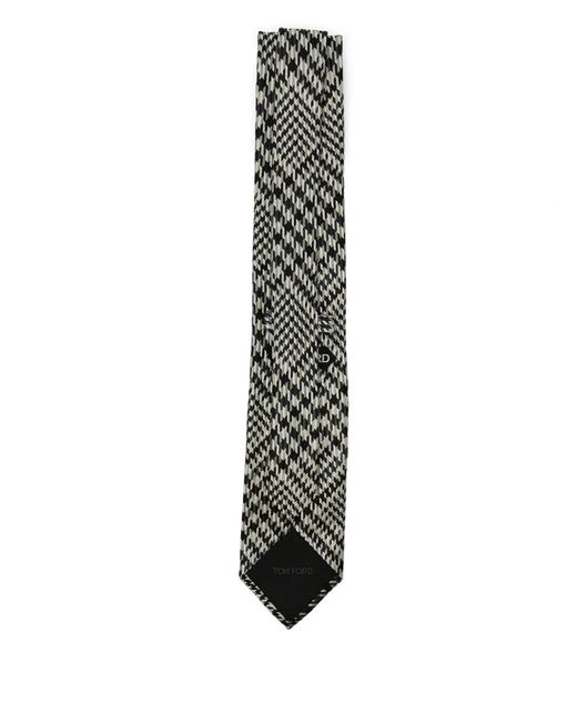 Tom Ford White Patterned Tie for men