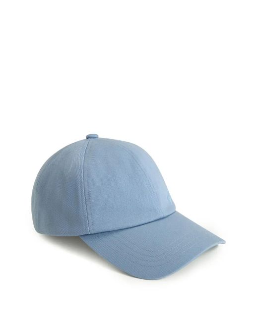 メンズ Woolrich ロゴ キャップ Blue