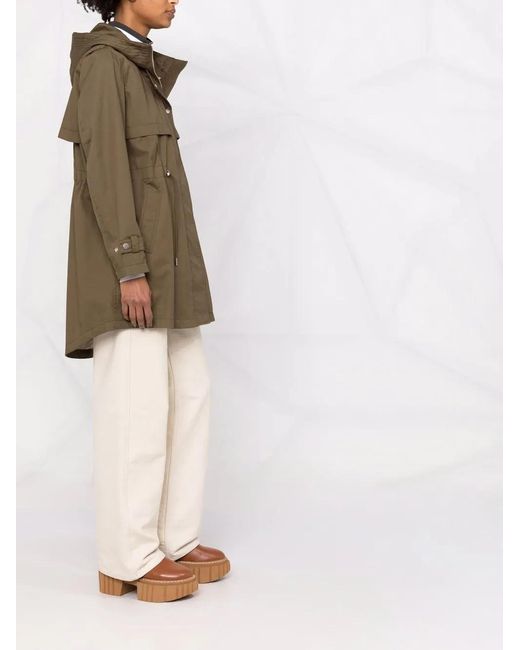Woolrich Green Havice Zip-Front Parka Coat