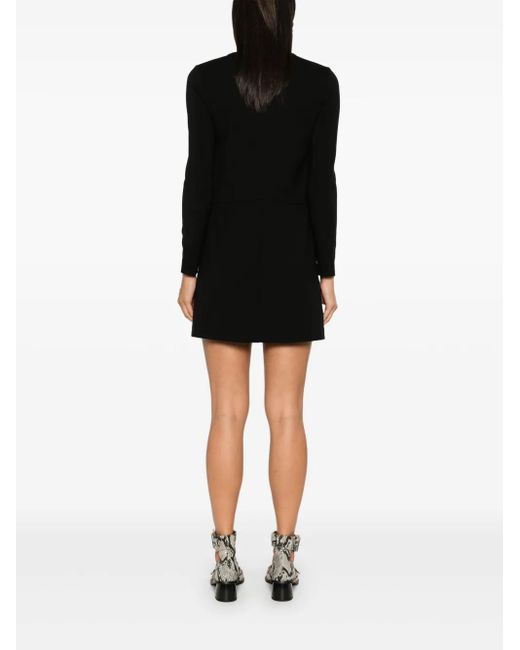 Pinko Black Detersivo Mini Dress