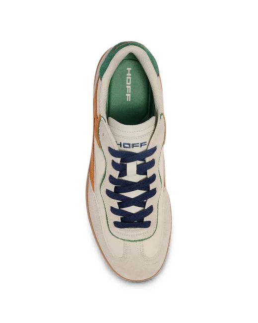 HOFF White Park Panelled Low-Top Sneakers for men
