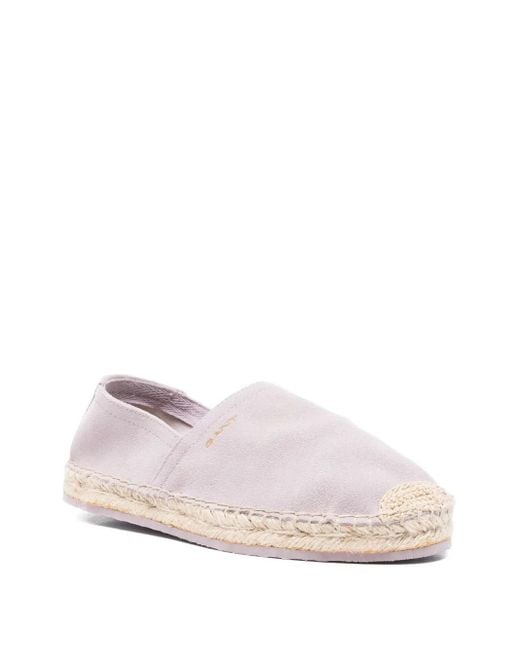 Gant Pink Suede Flat Espadrilles