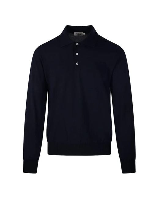 Altea Blue Buttoned Polo Shirt for men