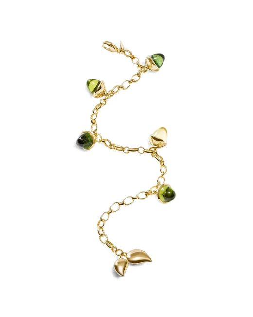 Tamara Comolli Metallic Mikado Flamenco Multi-Stone Charm Bracelet