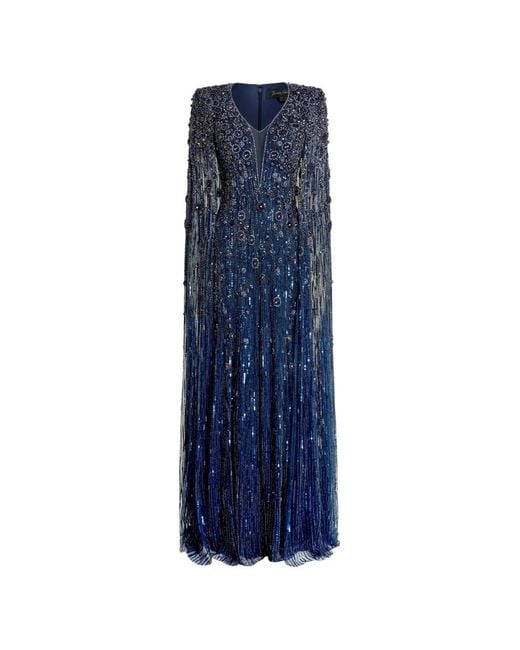 Jenny Packham Blue Sweet Silva Dress
