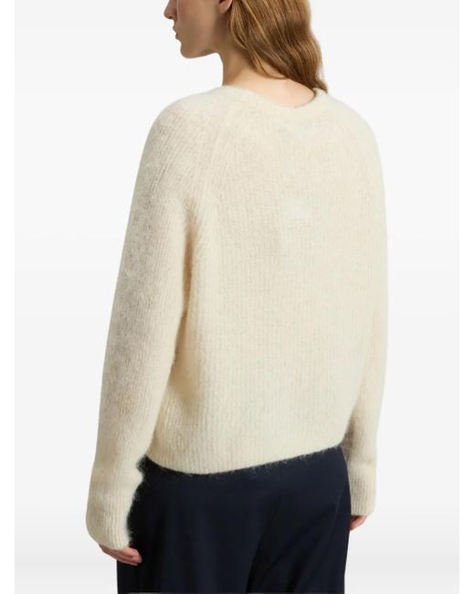 Woolrich Natural Garment-Dyed Crew Neck Sweater