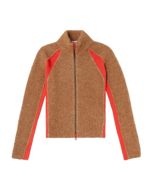 DIESEL Louise ジップアップ カーディガン Orange