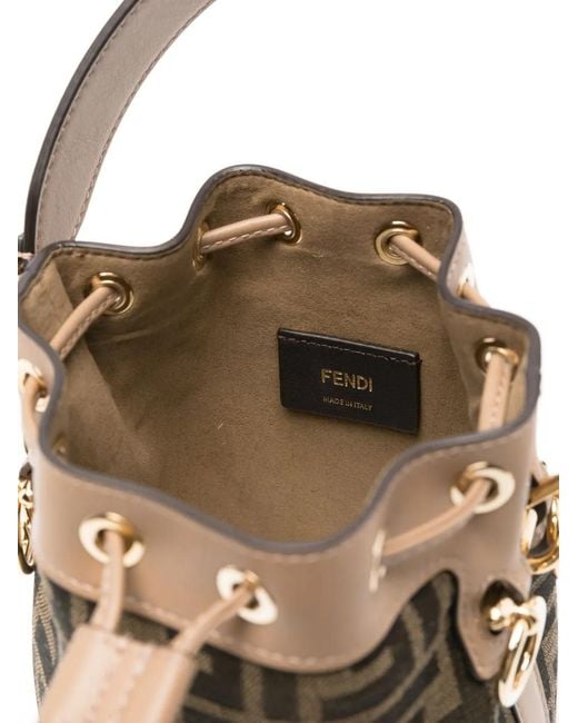 Fendi Black Mon Tresor Mini Bucket Bag