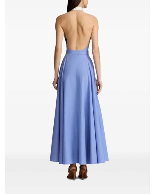 Ralph Lauren Blue Eldred Long Dress