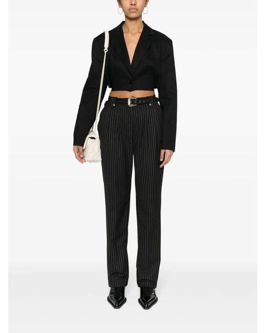 Versace Jeans Couture Black Tailored Pants