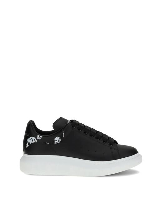 McQueen Black Oversized Sneakers for men