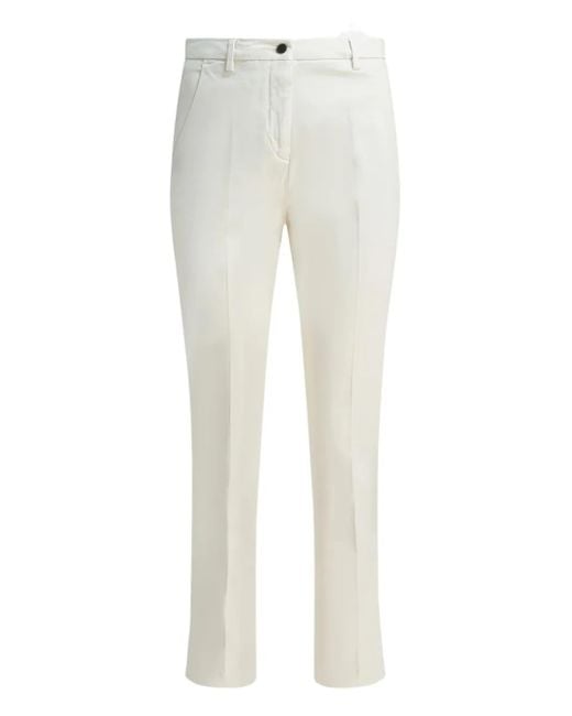 Briglia 1949 White Button Pocket Trousers