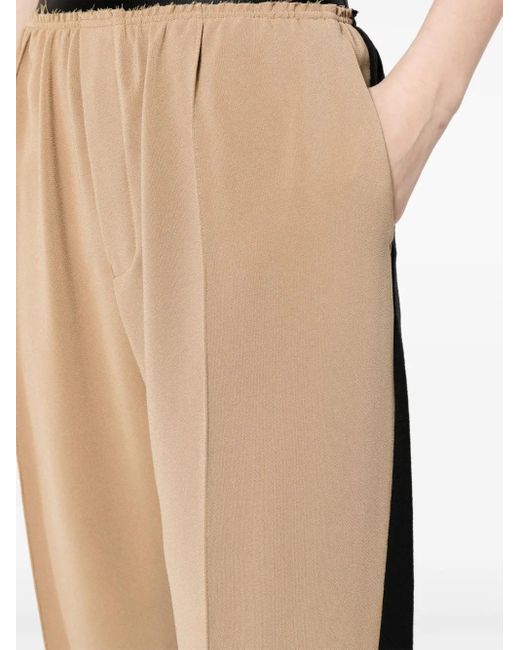 Undercover Natural Colour-Block Cotton Trousers
