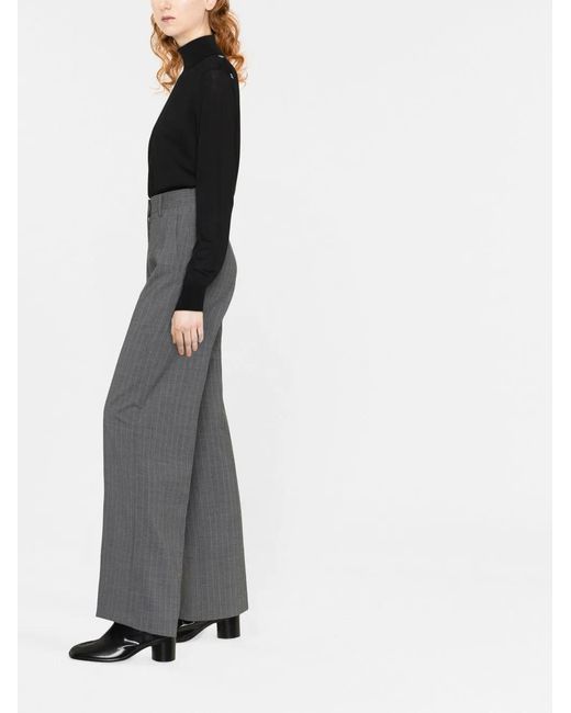 Maison Margiela Black Turtleneck Wool Sweater
