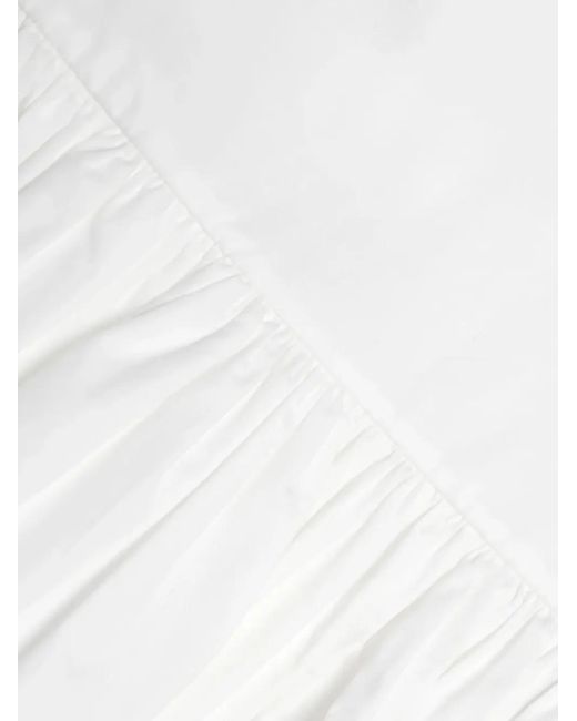 Self-Portrait White Pocket Mini Dress
