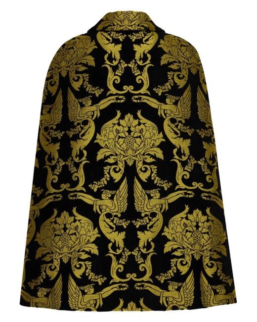 LaDoubleJ Black Milano Mini Cape Coat