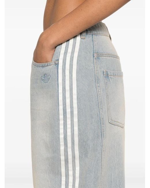 Jean À Trois Bandes Signature Adidas en coloris Blue