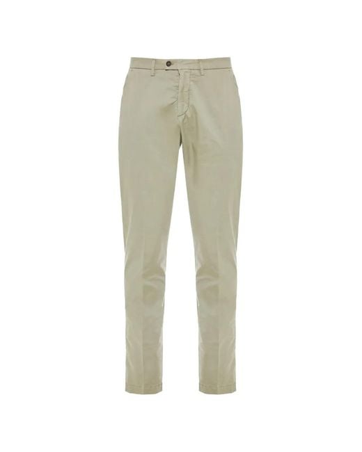 Corneliani Green Buttoned Trousers for men