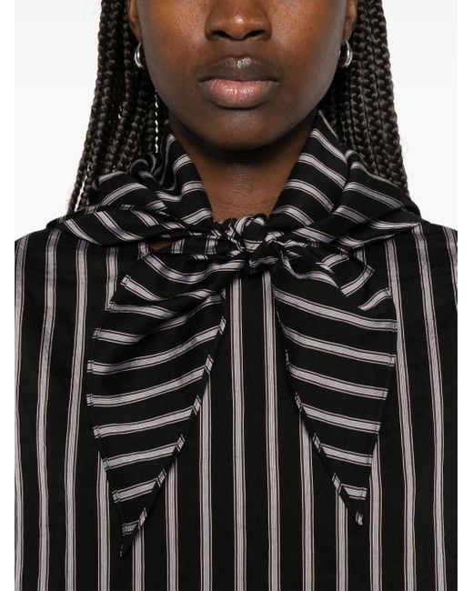 Studio Nicholson Black Bute Blouse
