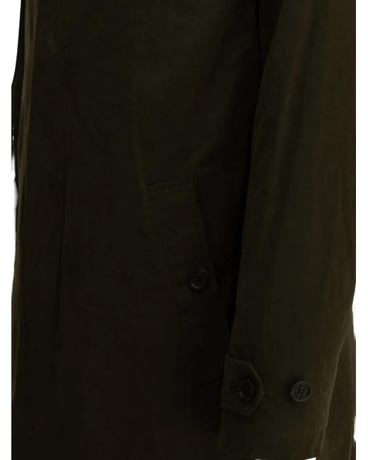 Sealup Green Button-Up Single-Breasted Coat for men