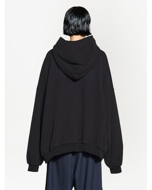 Balenciaga X Adidas Oversized Hoodie in het Zwart voor heren | Lyst NL