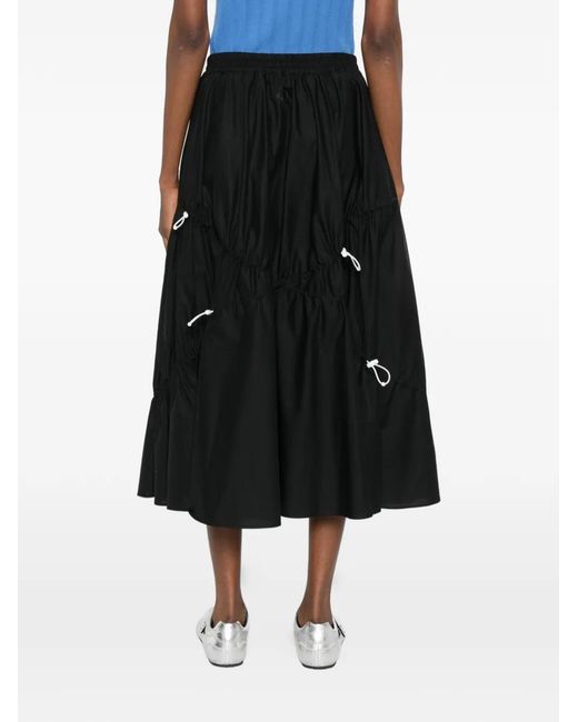 Moschino Gesmockte Rok in het Black