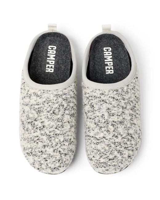 Camper White Wabi Slip-On Slippers