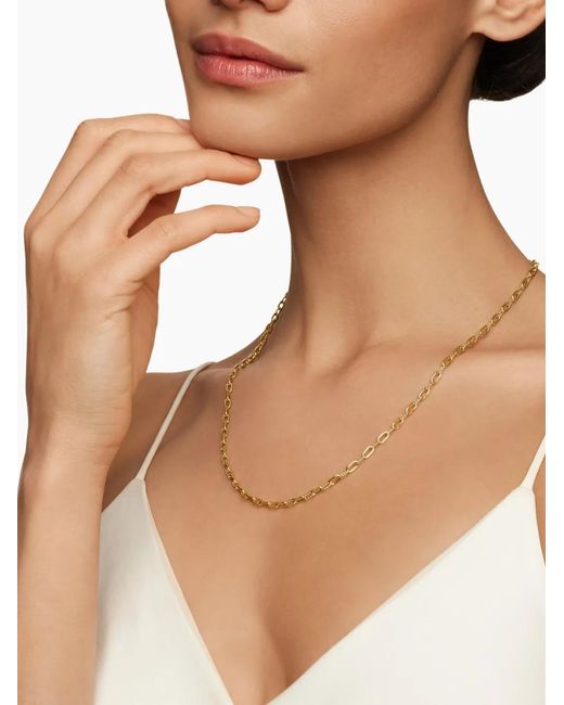 David Yurman Natural 18Kt Dy Madison Chain Necklace (3Mm)