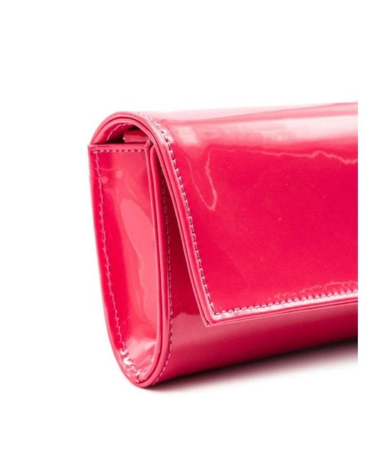 Castagna Pink Pochette À Fini Verni