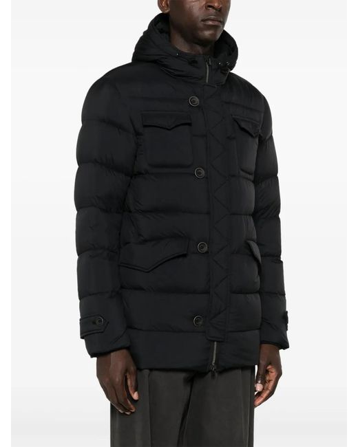 Herno Black Coats for men
