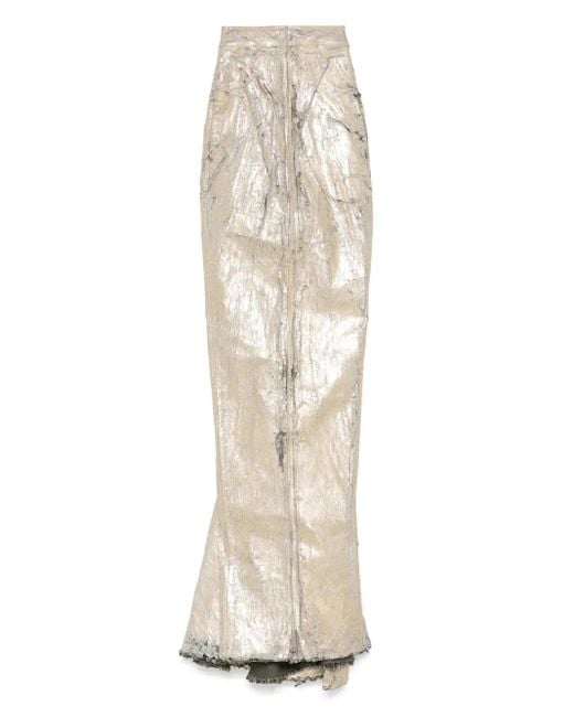 Lido Long falda Rick Owens de color White