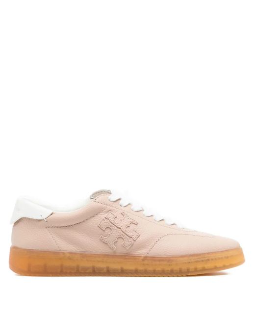 Tory Burch Pink Phoenix Low-Top Sneakers