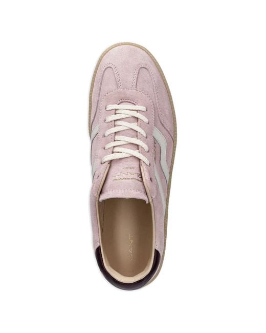 Gant Pink Stripe Panel Sneakers
