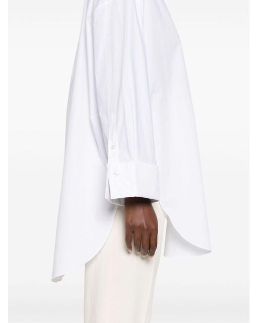 Camicia Maye in cotone biologico di By Malene Birger in White