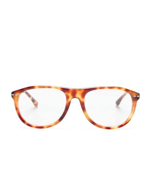 Isabel Marant Brown Runde Brille in Schildpattoptik