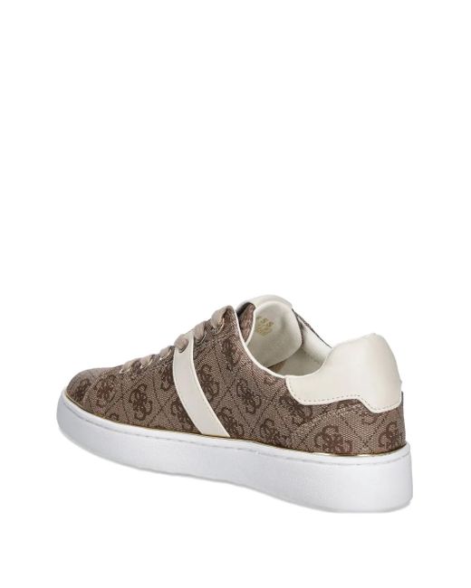 Guess Brown Britz 4G Logo Sneakers