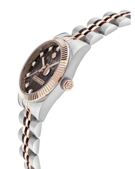 Philipp Plein White Date Superlative 34Mm