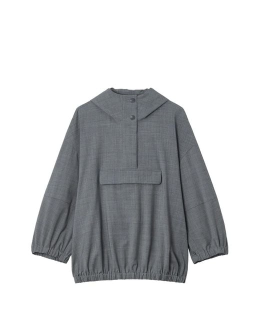 Enfold Gray Hooded Flap-Pocket Hoodie