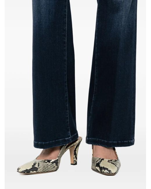 Cambio Blue Paris Flared-Leg Jeans