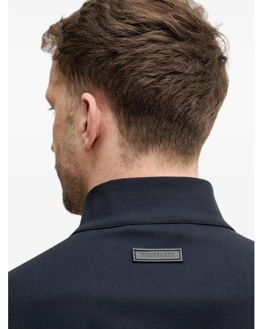 Trussardi Blue Zip-Up Jacket for men