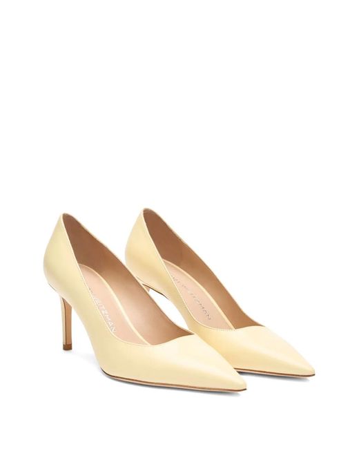 Stuart Weitzman Natural 75Mm Stuart Power Pumps