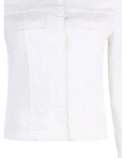 Liu Jo White Appliqué Jacket