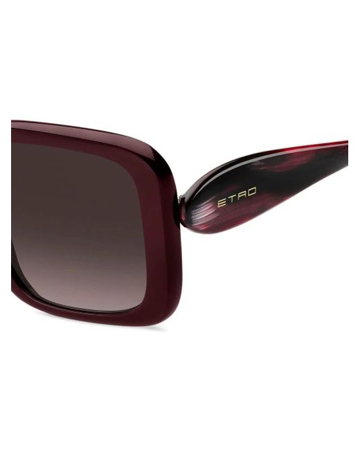 Etro Brown Paisley Sunglasses