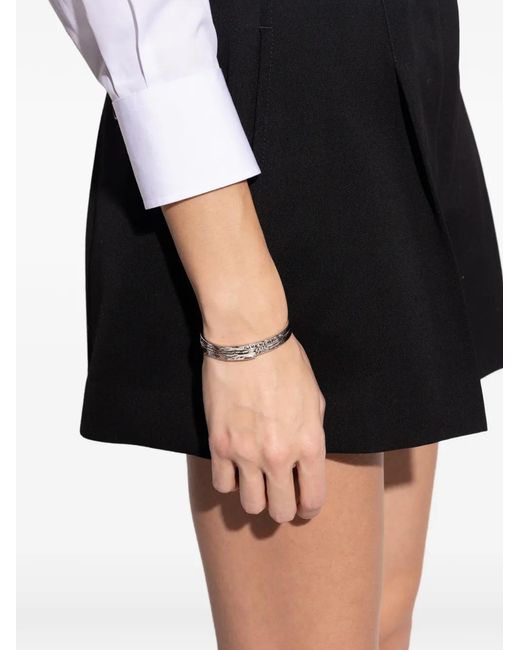 Givenchy White Tape Cuff Bracelet