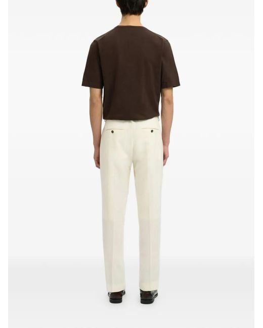 SELECTED White Reg Beck Trousers for men
