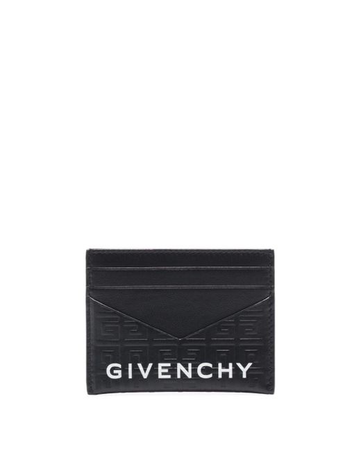 Givenchy White G Cut Leather Card Holder - Women's - Leather